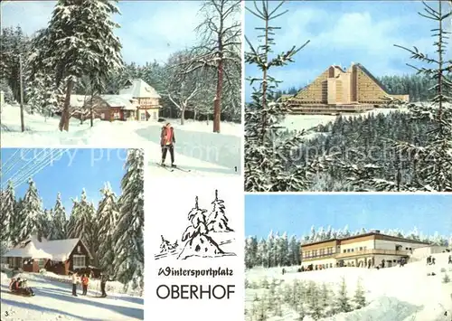 Oberhof Thueringen Schweizerhuette Schanzenbaude Hotel Panorama Kat. Oberhof Thueringen