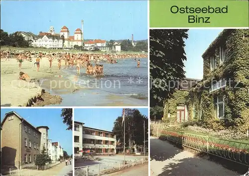 Binz Ruegen Strand Kurhaus Erholungsheim Rosa Luxemburg Kat. Binz