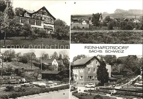 Reinhardtsdorf Schoena Falkenstein Schrammstein Hotel Wolfsburg Kat. Reinhardtsdorf Schoena