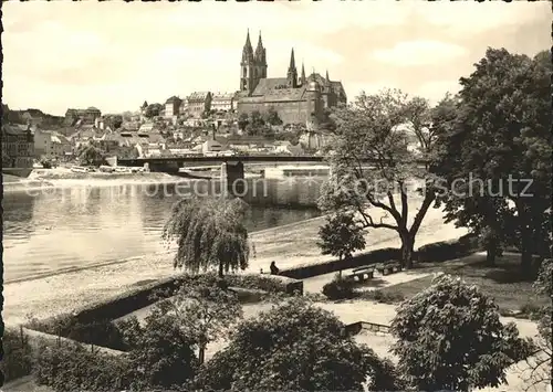 Meissen Elbe Sachsen Elbpartie Kat. Meissen