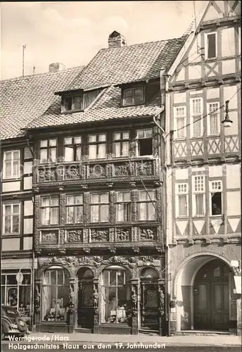 Wernigerode Harz altes Fachwerkhaus 17. Jahrhundert Kat. Wernigerode