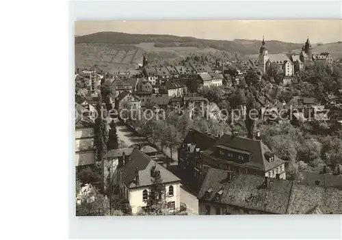 Schwarzenberg Erzgebirge Teilansicht Kat. Schwarzenberg