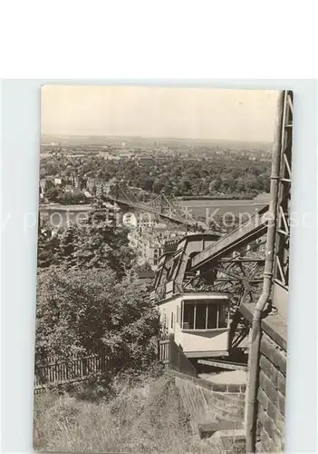 Dresden Blick von der Loschwitzhoehe Kat. Dresden Elbe