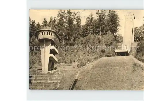 Klingenthal Vogtland Grosse Aschbergschanze Kat. Klingenthal Sachsen