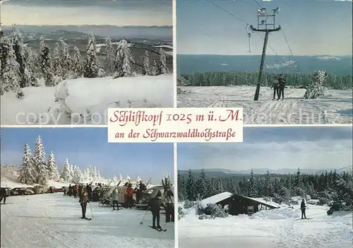 Schliffkopfhaus Sesselbahn Ski  Kat. Baden Baden