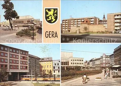 Gera Kulturhaus Stadtmauer Johannisstrasse Kat. Gera