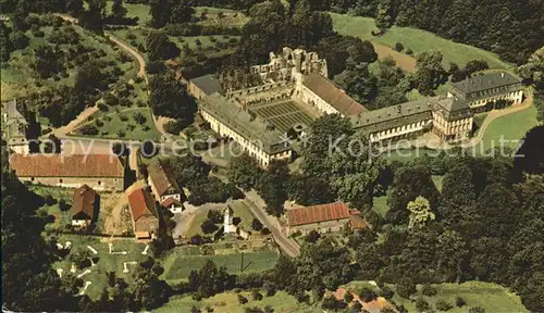 Arnsburg Hessen Kloster Ruine Fliegeraufnahme Kat. Lich