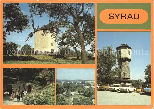 Syrau Vogtland Windmuehle Drachenhoehle Wasserturm Kat. Syrau