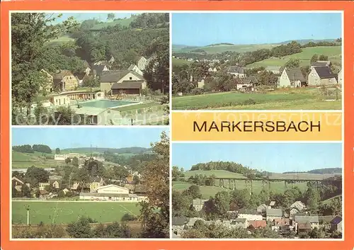 Markersbach Freibad Sportzentrum Kat. Markersbach