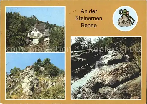 Wernigerode Harz An der Steinernen Renne Ferienheim Gaststaette Rennekippe Kat. Wernigerode