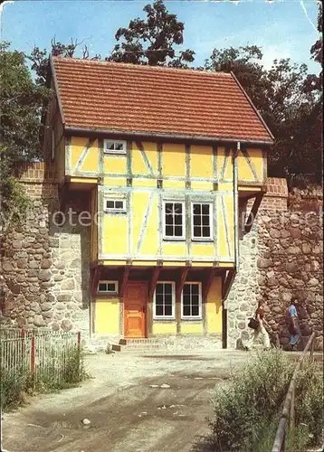 Neubrandenburg Wiekhaus an der Stadtmauer Kat. Neubrandenburg