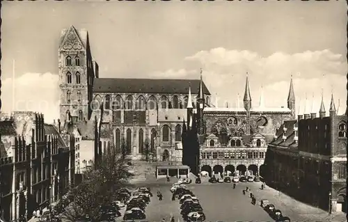 Luebeck Kirche St Marien Rathaus Kat. Luebeck