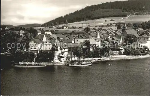 Bleilochtalsperre am Stausee Saalburg Kat. Schleiz