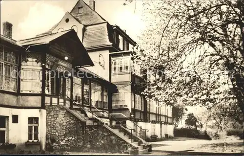 Gernrode Harz FDGB Heim Freundschaft Kat. Gernrode Harz