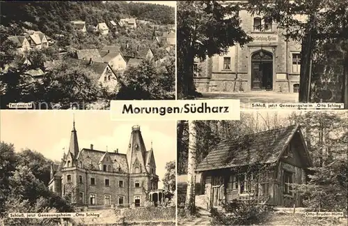 Morungen Schloss Otto Bruder Huette  Kat. Sangerhausen