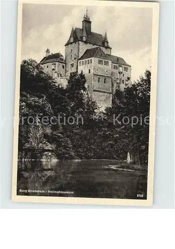 Kriebstein Burg Heimatmuseum Kat. Kriebstein