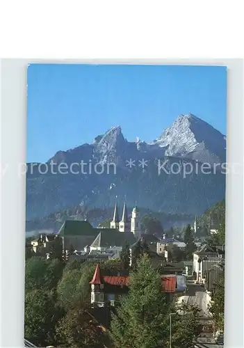 Berchtesgaden mit Watzmann Kat. Berchtesgaden