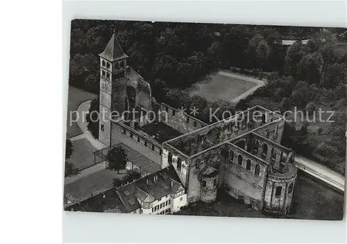 Bad Hersfeld Fliegeraufnahme Ruine der Striftskirche Kat. Bad Hersfeld