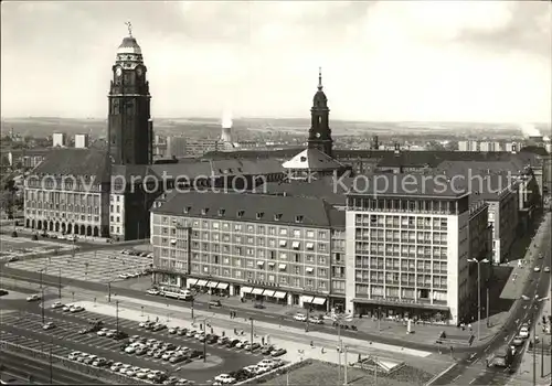 Dresden Rathaus Kat. Dresden Elbe