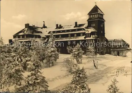 Oberwiesenthal Erzgebirge Fichtelberghaus Kat. Oberwiesenthal