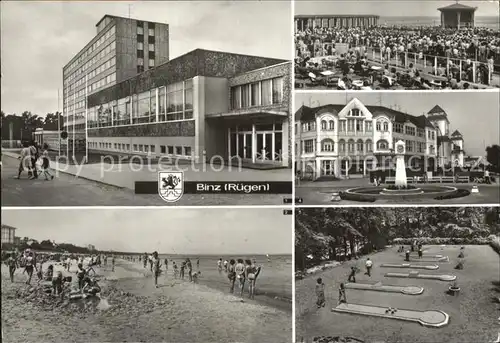 Binz Ruegen Ferienheim Arkona Strand Am Kurhaus Strandpromenade Minigolf  Kat. Binz