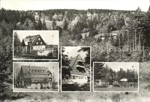 Baerenburg Sachsen Erholungsheime Arno Lade Friedenswacht Berghaus Helenenhof  Kat. Altenberg