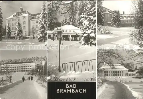 Bad Brambach Sanatorium Joliot Curie Fucik Heim Radon Quelle Kat. Bad Brambach