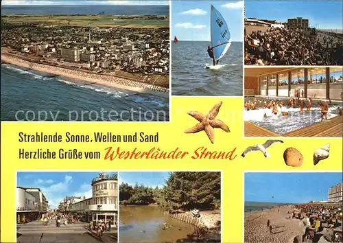 Westerland Sylt Strand Meerwasserschwimmbad  Kat. Westerland