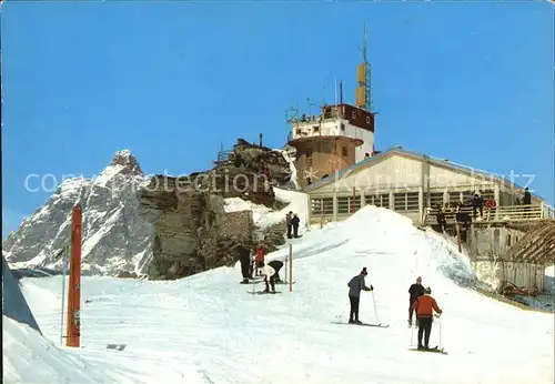 Cervinia Plateau Rosa und Matterhorn Kat. Cervinia