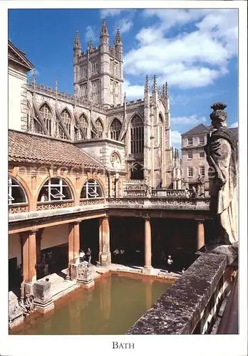 Bath Maine The Roman Baths and Abbey Kat. Bath