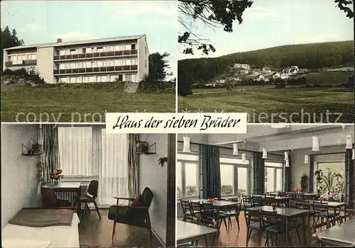 Hunoldstal Haus der sieben Brueder Kat. Schmitten