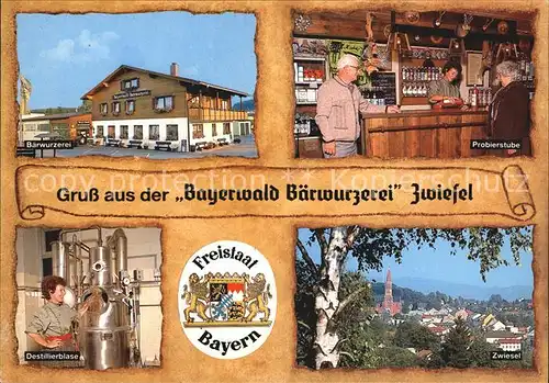 Zwiesel Niederbayern Bayerwals Baerwurzerei Kat. Zwiesel