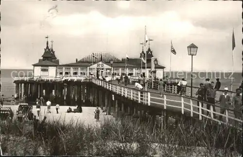 Ahlbeck Ostseebad Strandcafe Kat. Heringsdorf Insel Usedom