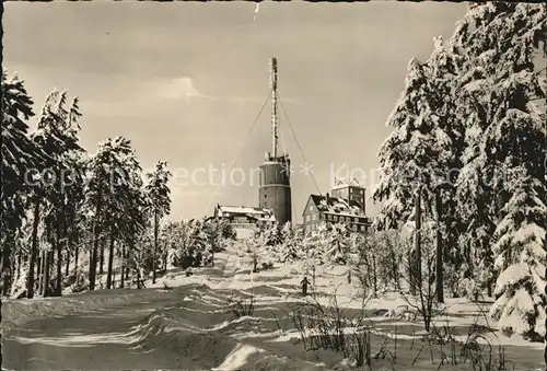 Inselsberg Schmalkalden Thueringer Wald Winterlandschaft Kat. Schmalkalden