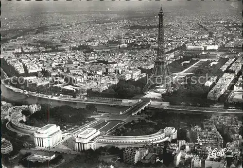 Paris Eiffelturm Seine Dom Pantheon Kat. Paris