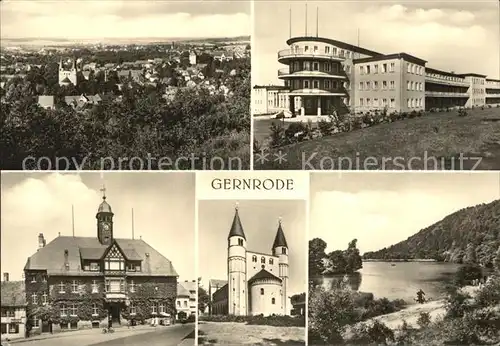 Gernrode Harz Frauenstift Rathaus FDGB Erholungsheim Kat. Gernrode Harz