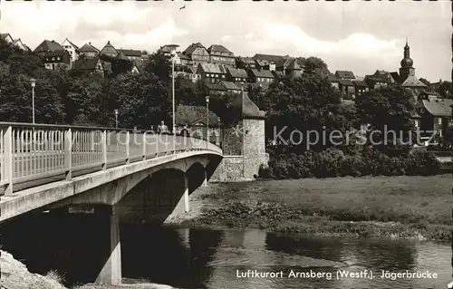 Arnsberg Westfalen Jaegerbruecke Kat. Arnsberg