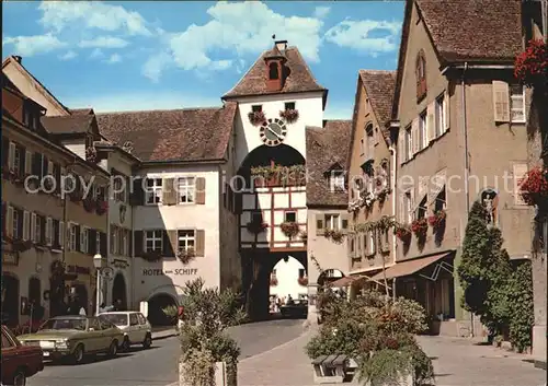 Meersburg Bodensee Unterstadt Torbogen Kat. Meersburg