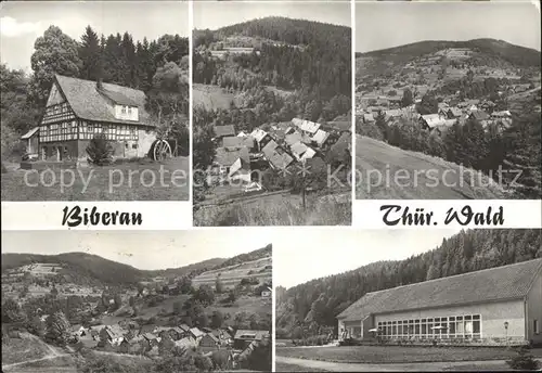 Biberau Rote Muehle im Bibergrund Kulturhaus Robert Stamm Kat. Schleusegrund