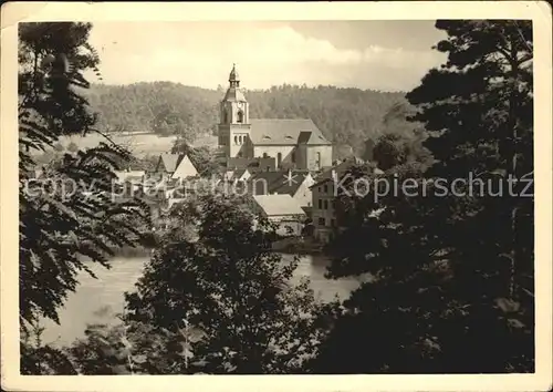 Buckow Maerkische Schweiz Blick von Ferdinandshoehe Kat. Buckow Maerkische Schweiz