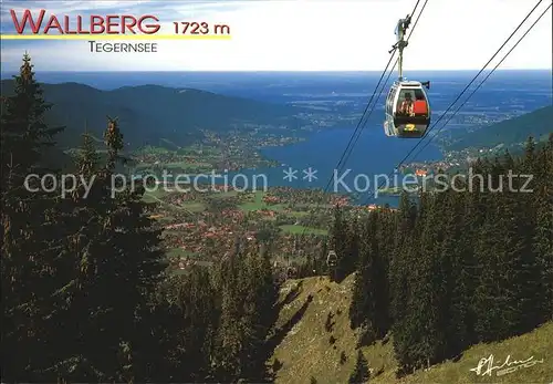 Wallberg Tegensee Seilbahn Kat. Tegernsee