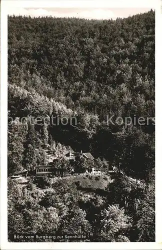 Bad Harzburg Waldgasthaus Sennhuette Kat. Bad Harzburg