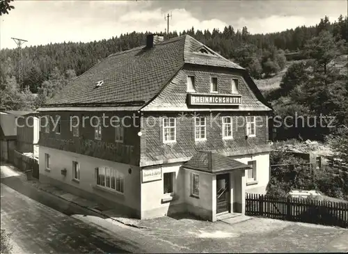 Wurzbach Gaststaette Heinrichshuette Kat. Wurzbach