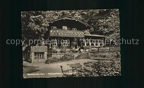 Wernigerode Harz Waldgasthaus Christanental Kat. Wernigerode