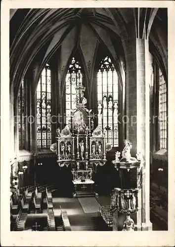 Mittweida Stadtkirche Der hohe Chor Kat. Mittweida