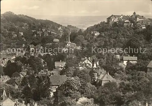 Blankenburg Harz Teilansicht Kat. Blankenburg