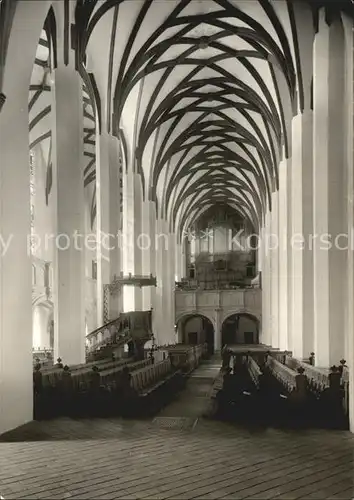 Leipzig Thomaskirche Inneres Kat. Leipzig