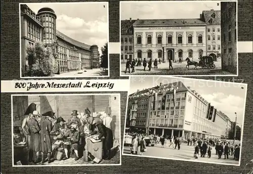 Leipzig Dt Buecherei Dt Buchhaendlerboerse Beim Antiquar Messehaus am Markt Kat. Leipzig