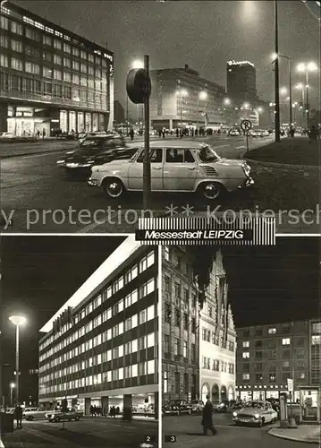 Leipzig am Abend Teilansichten Kat. Leipzig