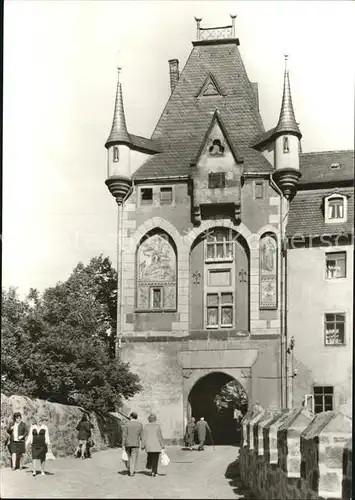 Meissen Elbe Sachsen Burgtor Kat. Meissen